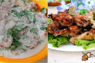 Маринад для курицы на кефире с чесноком и травами