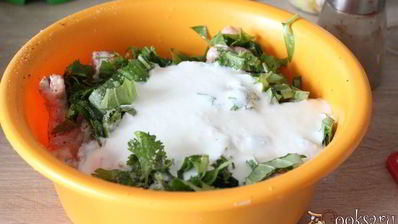 маринад для курицы на кефире с чесноком и травами