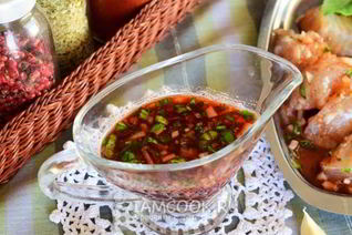 Маринад для рыбы с красным вином и бальзамиком