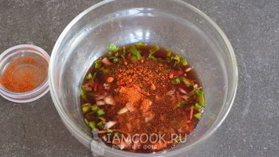 маринад для рыбы с красным вином и бальзамиком