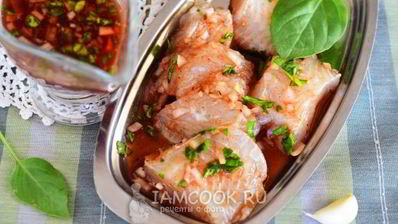 маринад для рыбы с красным вином и бальзамиком