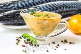 Маринад для рыбы с луком и горчицей