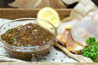 Маринад с зернистой горчицей для курицы