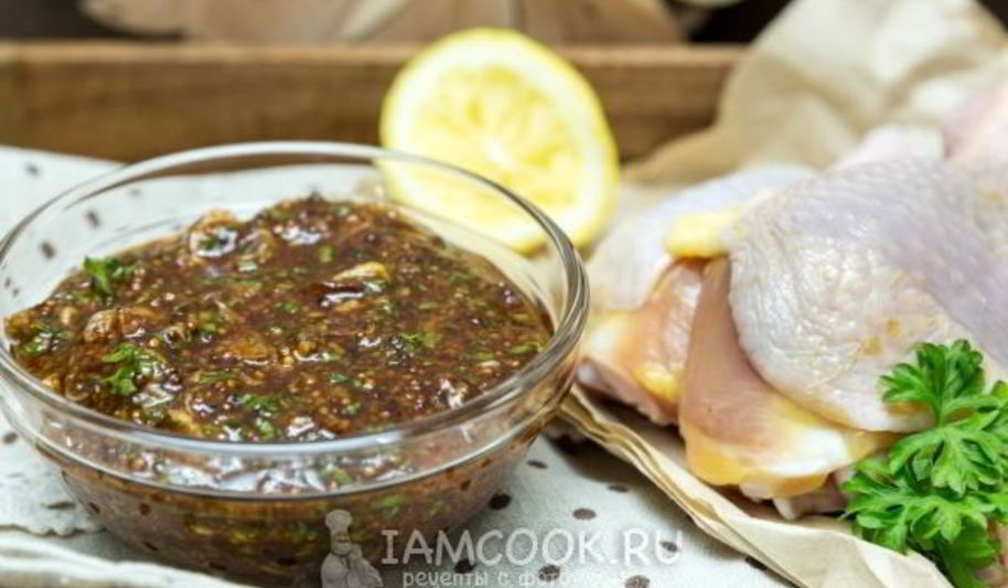 Рецепт маринада с зернистой горчицей для курицы