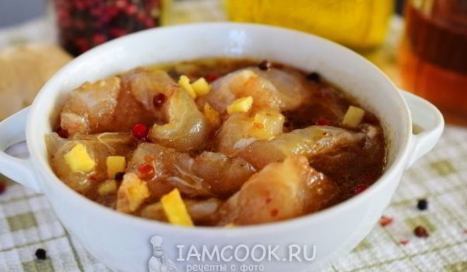 Рецепт винно-соевого маринад для рыбы