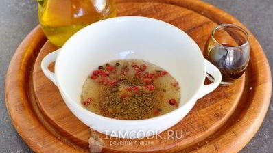 винно-соевый маринад для рыбы