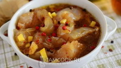 винно-соевый маринад для рыбы