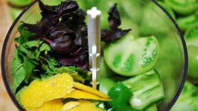 мятный соус из зеленых помидоров