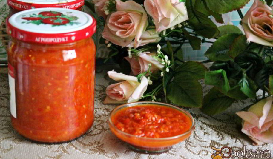 Рецепт острого томатного соуса со сладким перцем на зиму