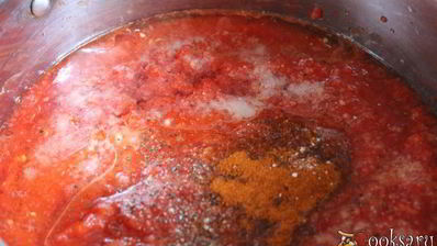 острый томатный соус со сладким перцем на зиму