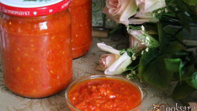 острый томатный соус со сладким перцем на зиму