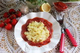 Постный соус к макаронам