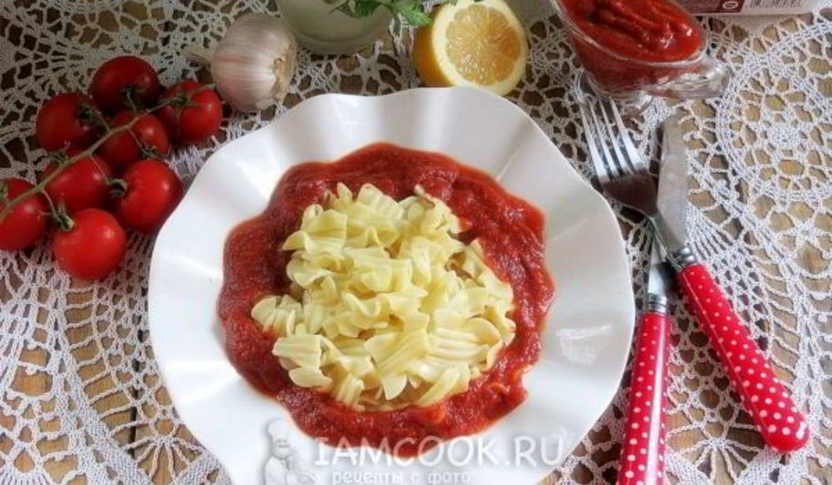 Рецепт постного соуса к макаронам