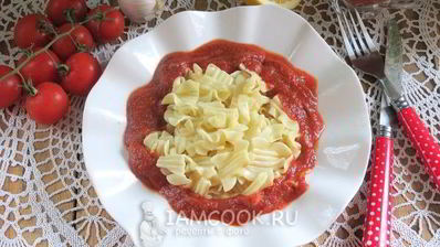 постный соус к макаронам