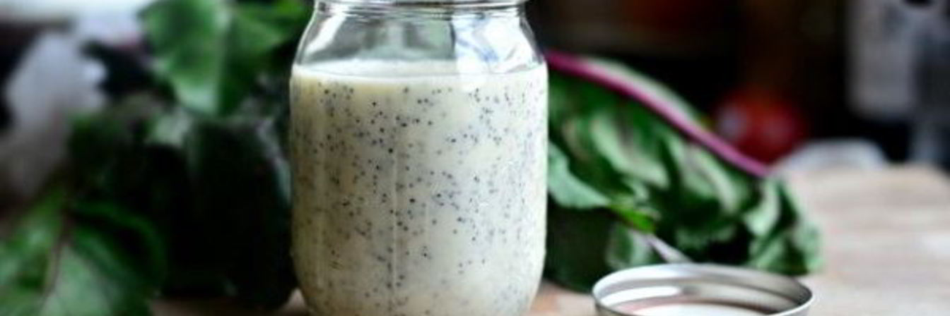 Салатная заправка с медом и маком