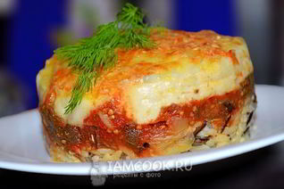 Густой крем Бешамель на сковороде