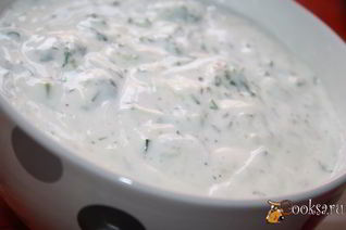 Соус йогуртовый с грецким орехом к шашлыку