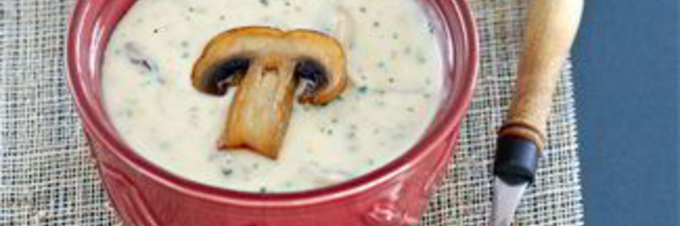 Соус из шампиньонов с петрушкой