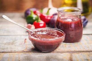 Соус к мясу из слив на зиму сливовый