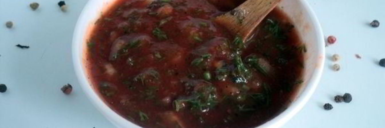 Соус к шашлыку из томатной пасты