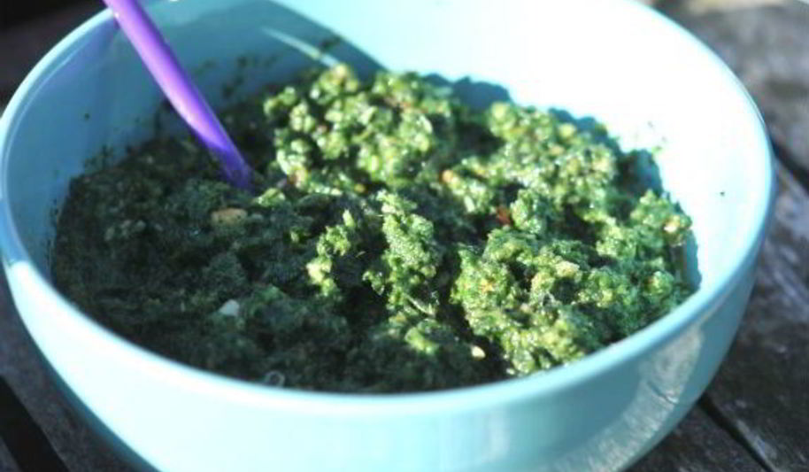 Рецепт крапивного песто