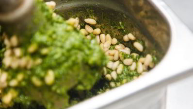 лингвини с соусом песто