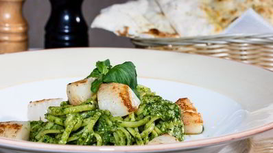 лингвини с соусом песто