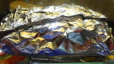 лосось с соусом песто