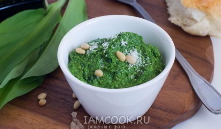Рецепт песто из черемши