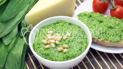 соус песто из черемши