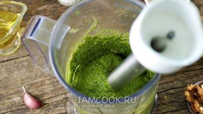 соус песто из первой зелени