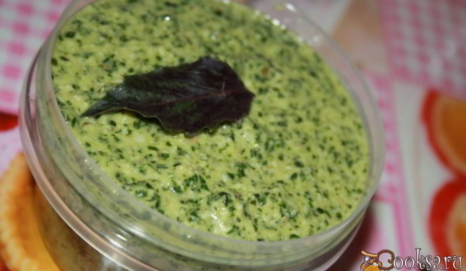 Рецепт соуса песто по-кубански