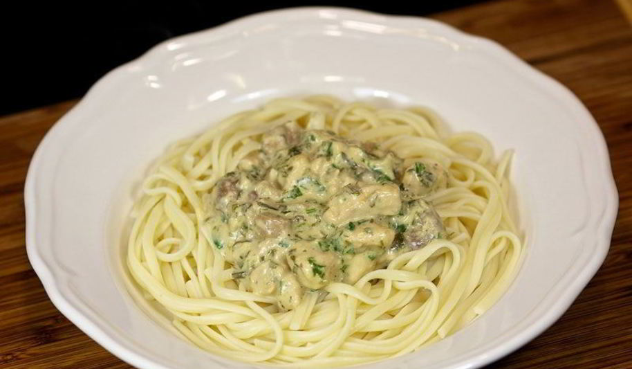 Рецепт соуса с курицей и грибами