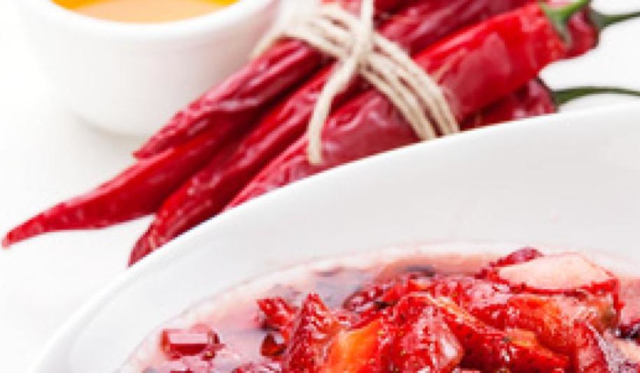 Рецепт клубничной сальсы