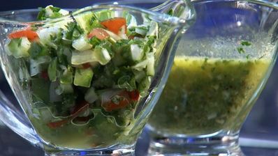 острая зеленая сальса