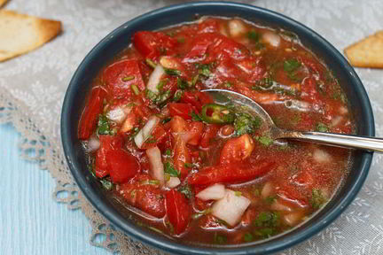 Сальса из летних помидоров