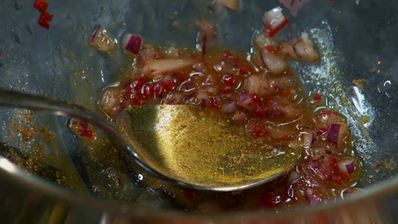 сальса из манго с карри