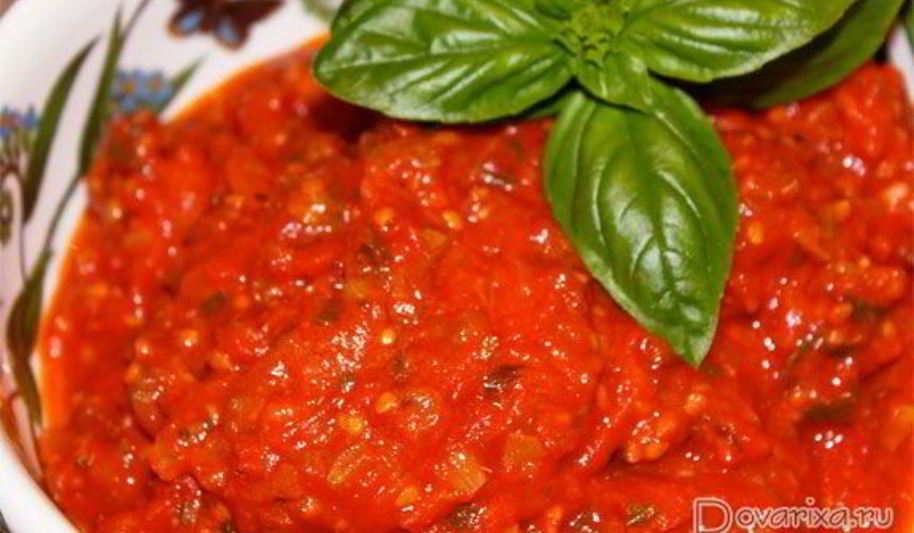 Рецепт сальсы к блюдам из морепродуктов