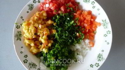 сальса с персиками