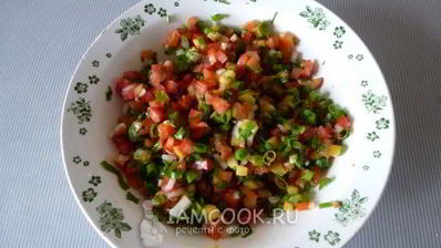 сальса с персиками