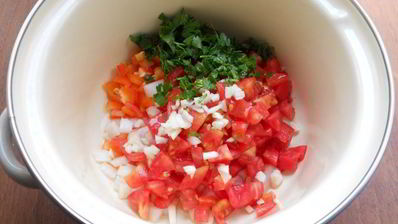 соус сальса из томатов на зиму