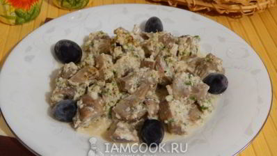 сациви с грибами