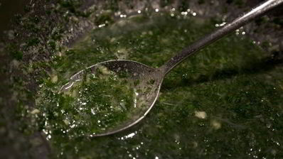 стейк миланзане с тартаром из овощей