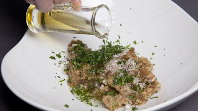 тартар из баклажанов