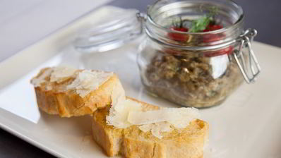 тартар из баклажанов