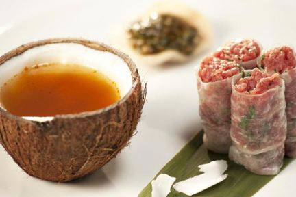 Тартар из говядины по-тайски