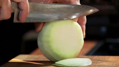 тартар из говядины со свежей дыней