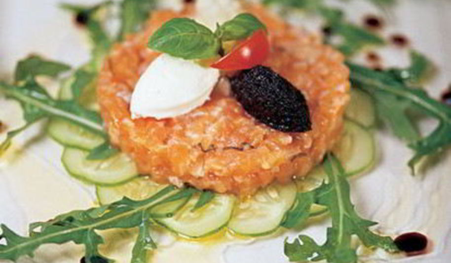 Рецепт тартара из лосося с имбирем