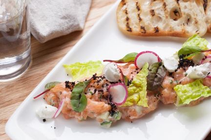 Тартар из лосося