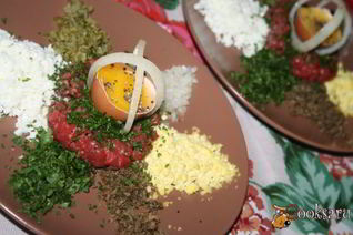 Тартар из мраморной говядины